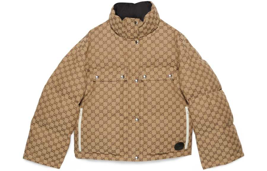 GUCCI GUCCI Down Jacket Women's Camel