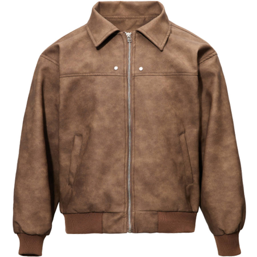 NANDCHN NANDCHN Jackets Unisex Lapel Moderate Workwear