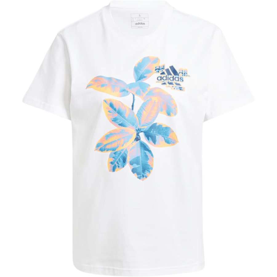 Adidas Adidas Women's Beach Graphic T Shirt White