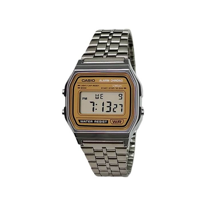 CASIO CASIO Custom Collection Quartz Movement Stainless Steel Strap Watch Men's Watches Gold Dial
