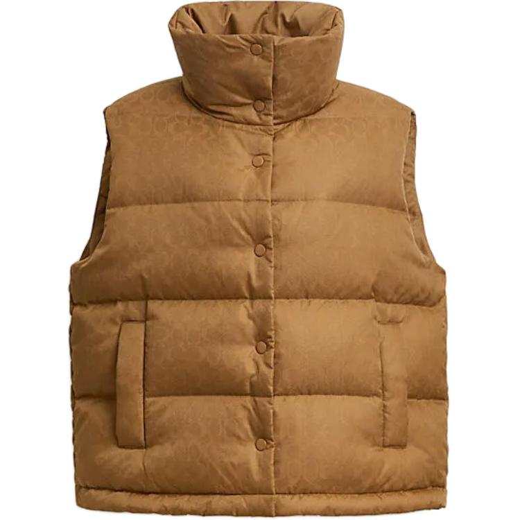 COACH COACH FW24 Down Jacket Women's Milk Tea