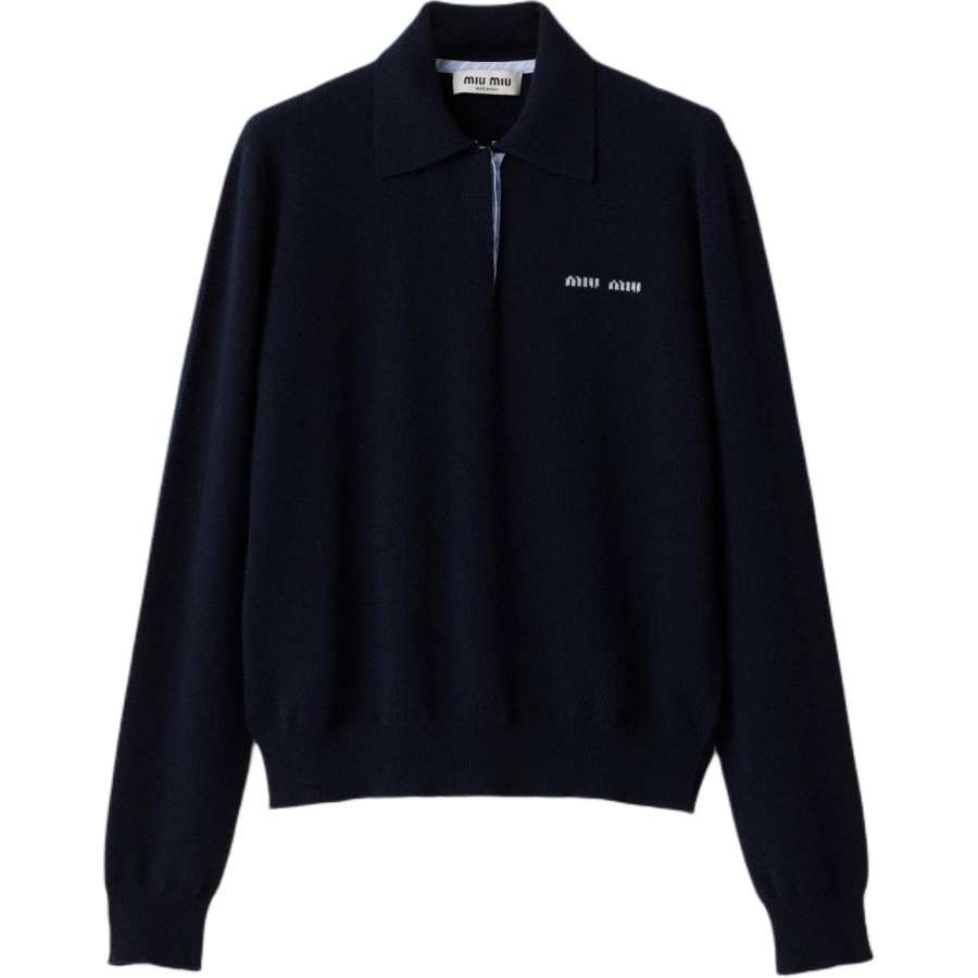 Miu Miu cashmere polo shirt