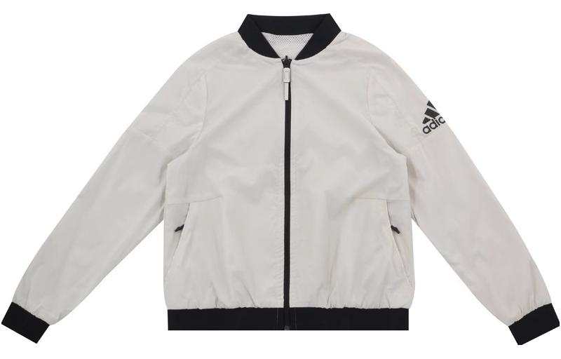 Adidas Adidas Jackets Women's White Stand Collar Moderate Other