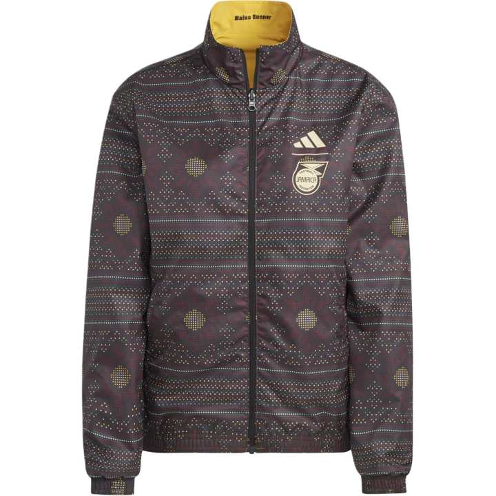 Adidas Adidas JAMAICA ANTHEM JACKET Jackets & Coats Women's Deep Gold/Black