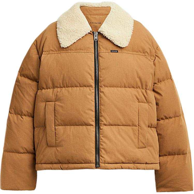 COACH COACH SS24 Down Jacket Women's Khaki