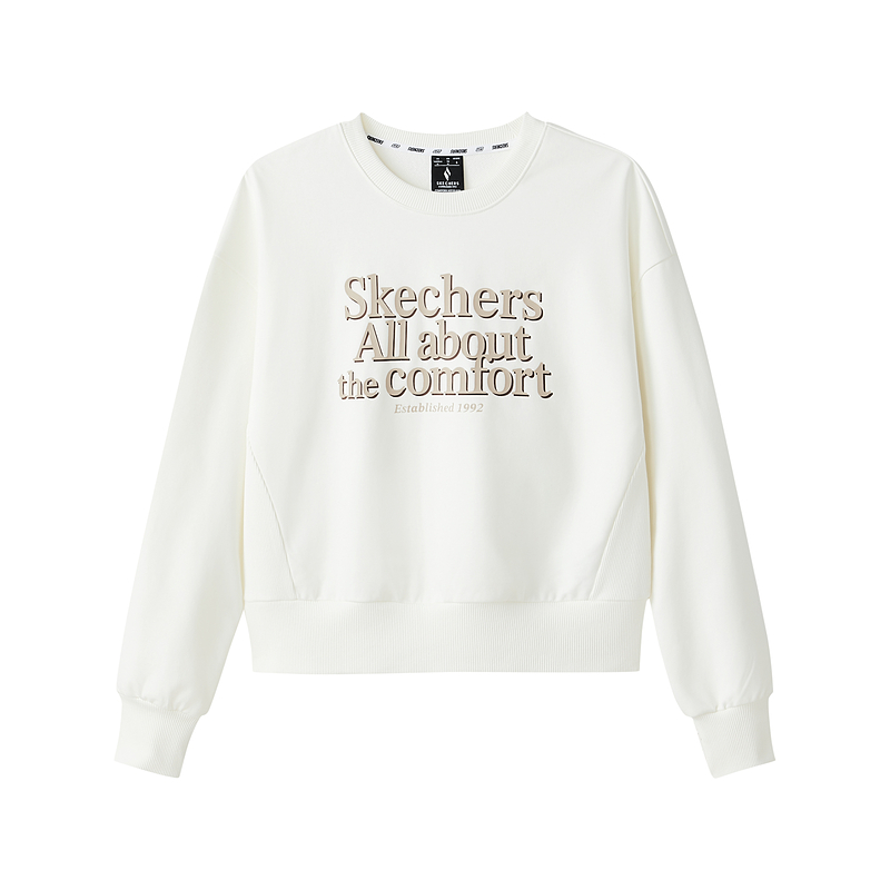Skechers Sports Life Collection Sweatshirt Women's Marshmallow White
