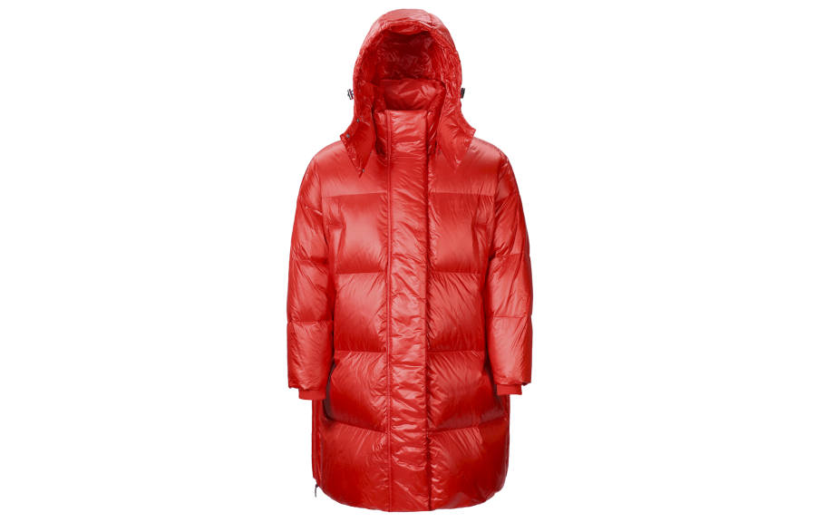 Adidas Originals PUFFED LONG JACKET Down Jacket Women's Bright Red