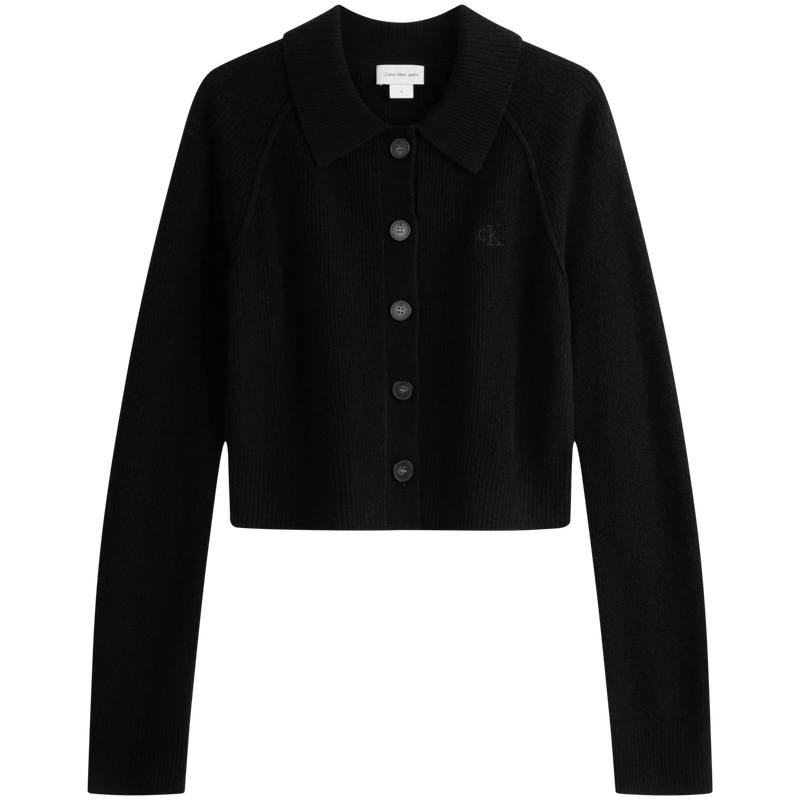 Calvin Klein SS25 Knitwear Women's Lapel Moderate Cardigan