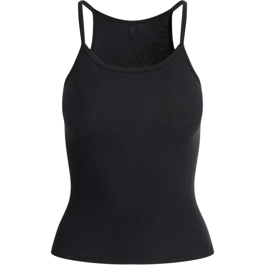 Skims SS25 COTTON RIB LONG CAMI Camisole Women's SOOT/Smoke Gray