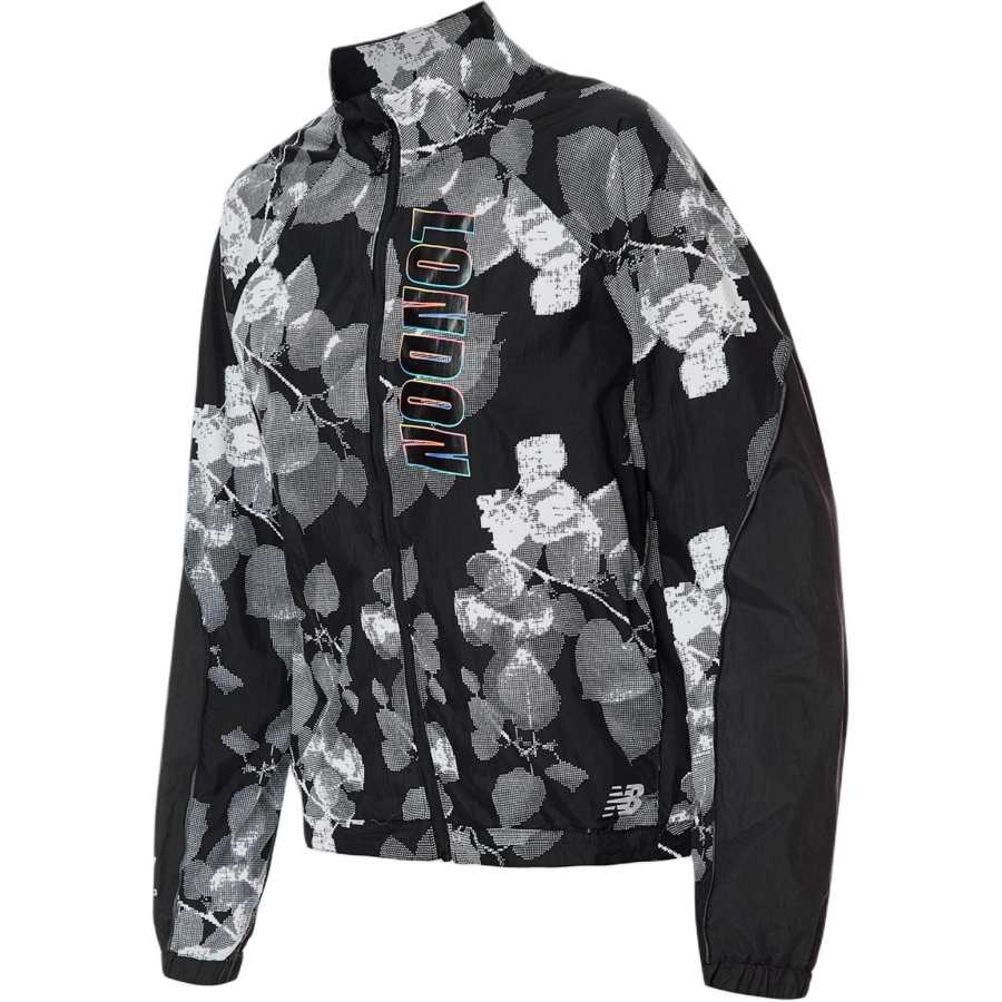 New Balance New Balance London Edition Jackets Women's Black Stand Collar Moderate Other