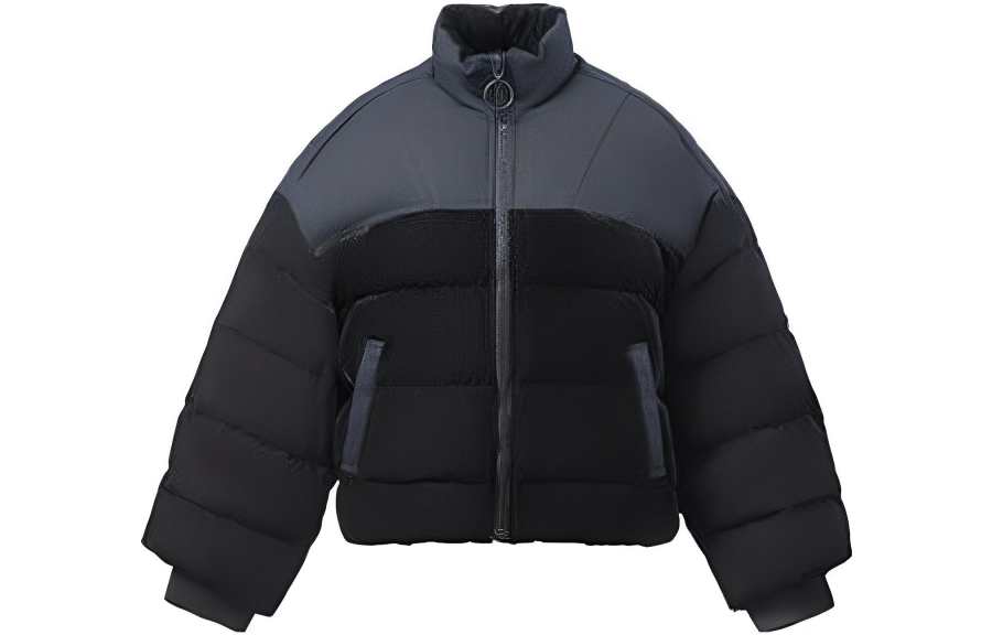 Li-Ning Li Ning Down Jackets Women's Black Stand Collar Moderate Puffer Jacket