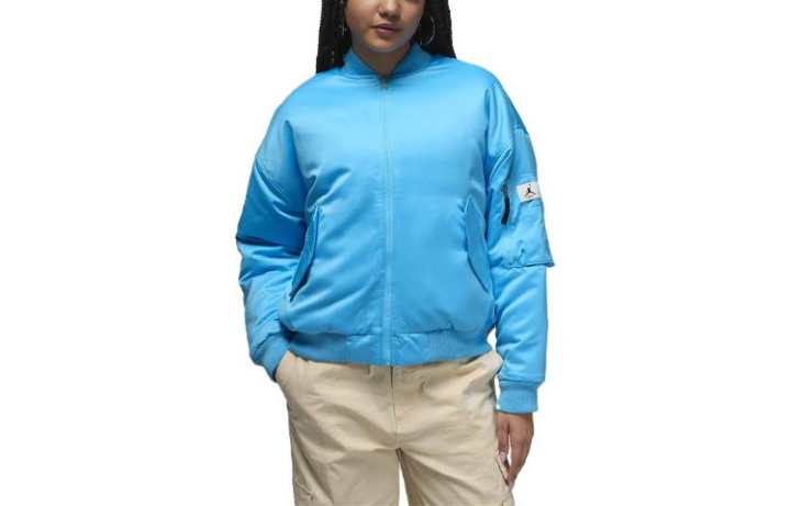 Jordan Jordan Jackets Women's Lake Blue V Neck Moderate Other