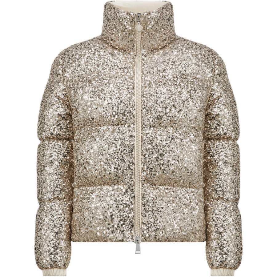Moncler Moncler Anternes Sequinned Padded Jacket