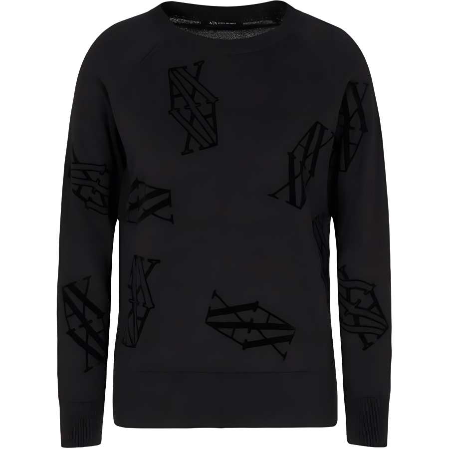 ARMANI EXCHANGE Armani Exchange logo-embellished sweater