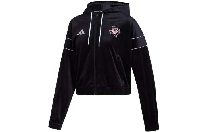 Adidas Adidas Texas A&M Jackets Women's Black Hooded Moderate Other
