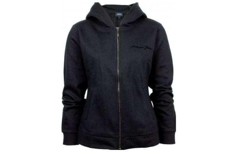 ARMANI JEANS Jackets Women's Black Hooded Moderate Other