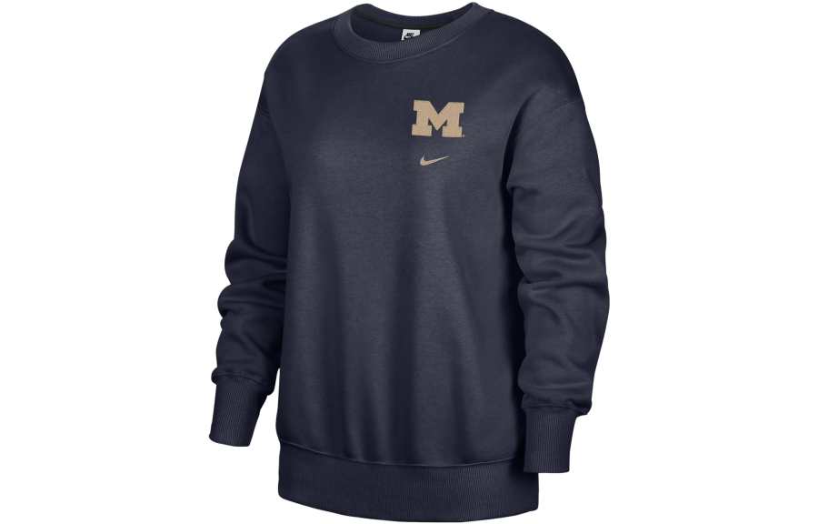 Nike Nike Michigan Club Fleece Sweatshirt Women's Collegiate Marine Blue