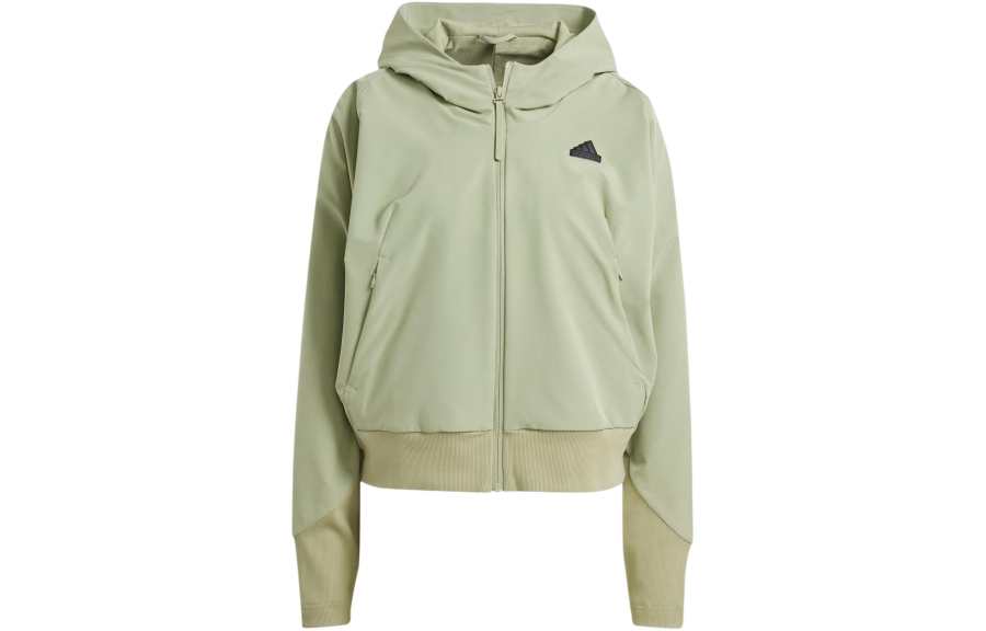 Adidas Adidas Z.N.E. Woven Full Zip Hoodie Jackets & Coats Women's Green