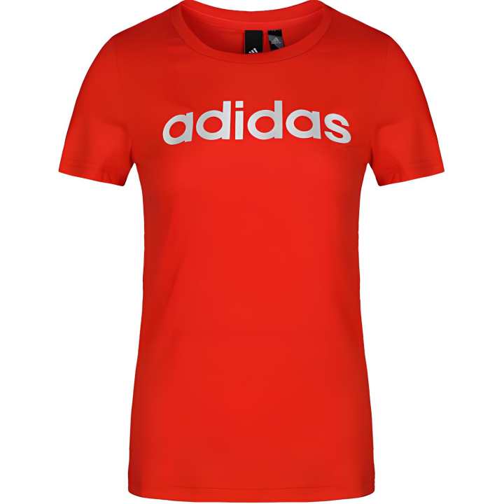 Adidas Adidas T Shirts Women's Red Crew Neck Moderate