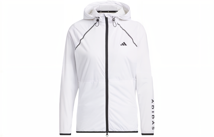 Adidas Adidas Jackets Women's White Hooded Moderate Other