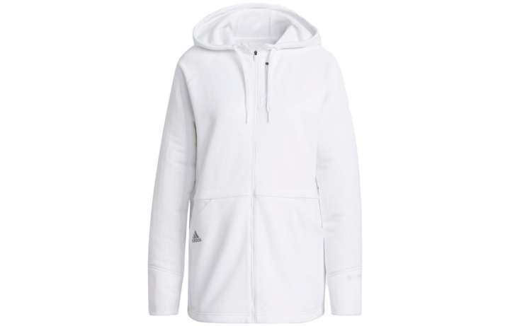 Adidas Adidas Jackets Women's White Hooded Moderate Other
