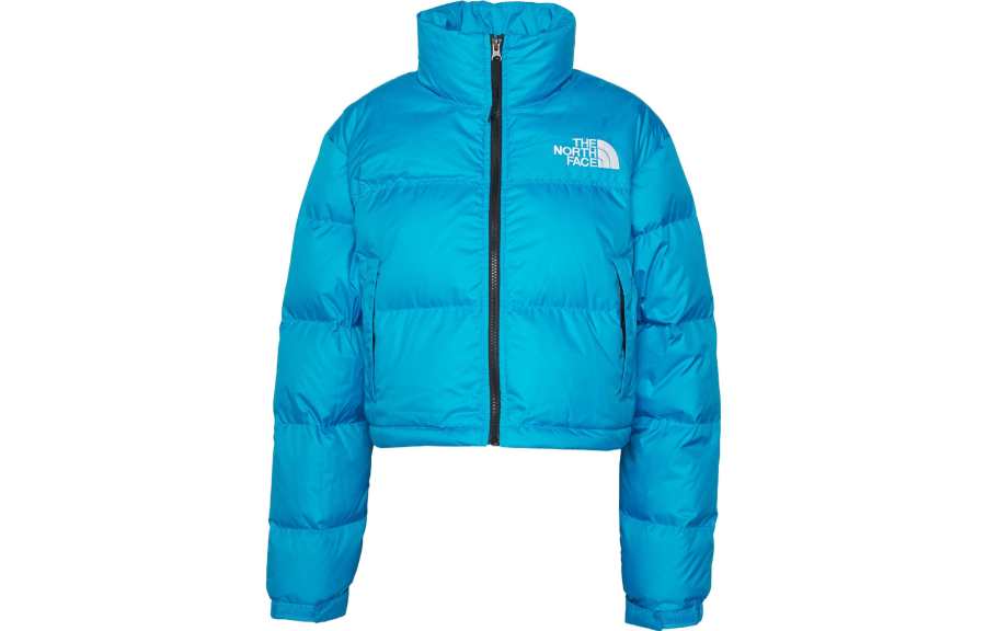 THE NORTH FACE Women's Nuptse Short Jacket Acoustic Blue