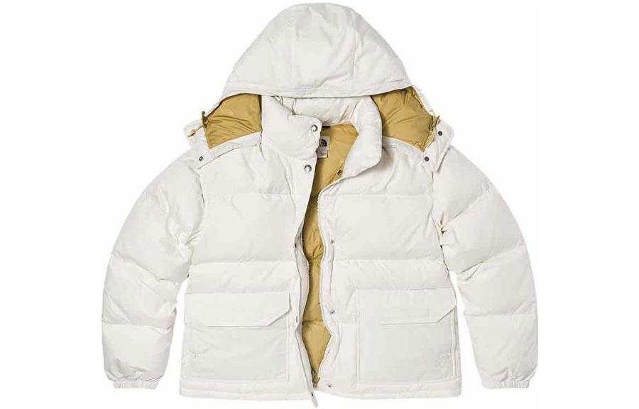 THE NORTH FACE Down Jackets Women's White Detachable Hood Fleece Lined Other