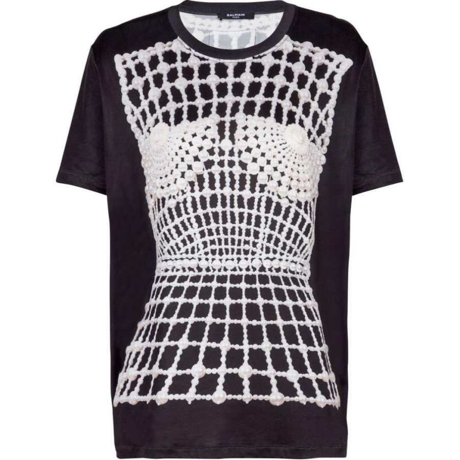 BALMAIN Balmain trompe l'oeil-print T-shirt