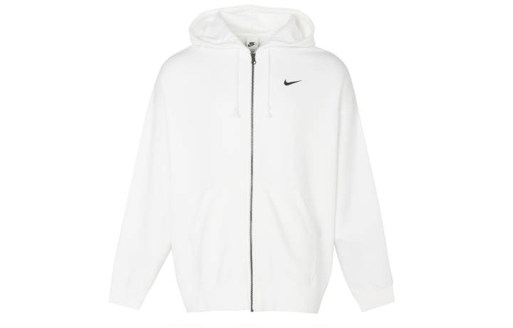 Nike Nike Women'ss Fleece Lined Zip-Up Hooded Jacket White