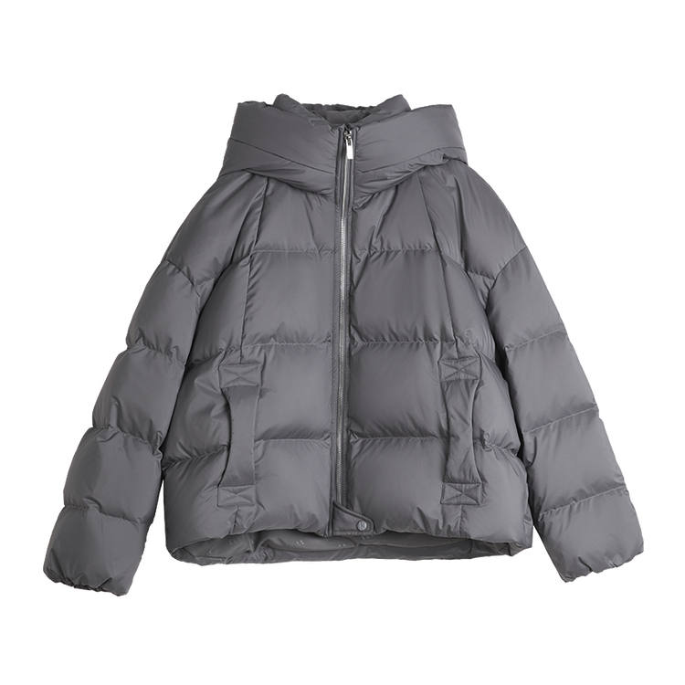 ELLE Down Jackets Women's Hooded Thickened Puffer Jacket