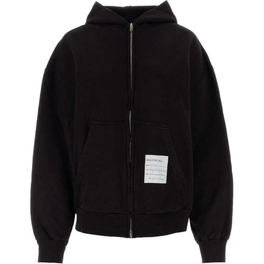 Balenciaga FW23 Sweatshirt, Regular Fit Women's Black
