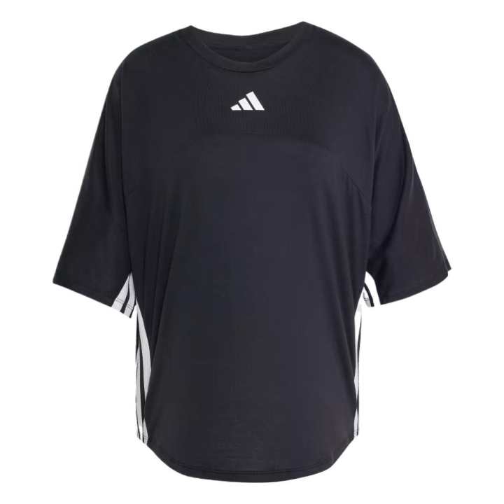 Adidas Adidas ExpressDance Drop Shoulder Sleeve T Shirt Women's Black