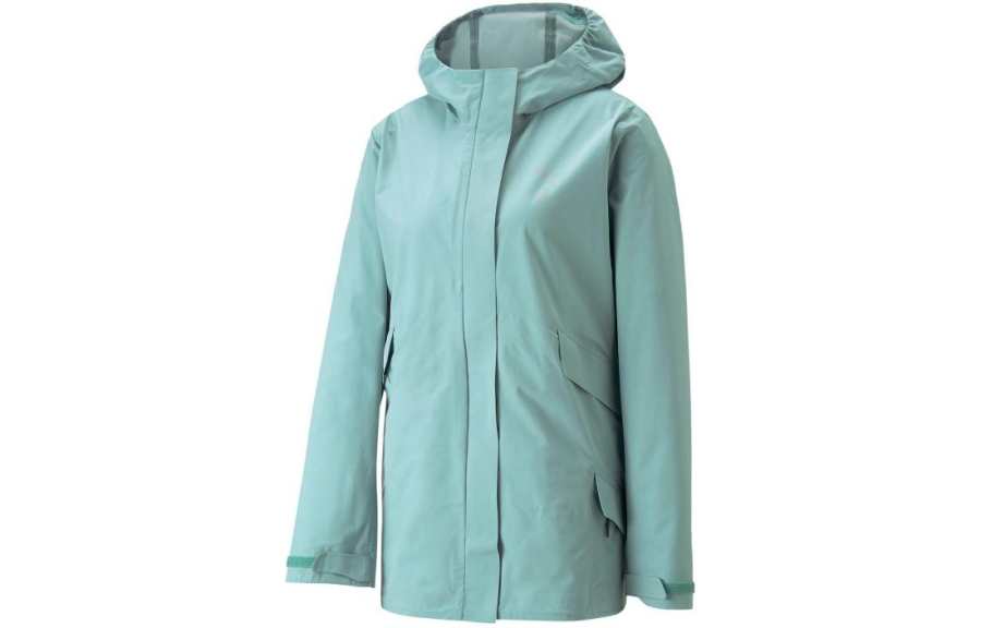 PUMA Jackets Women's Gray Blue Hooded Moderate Other