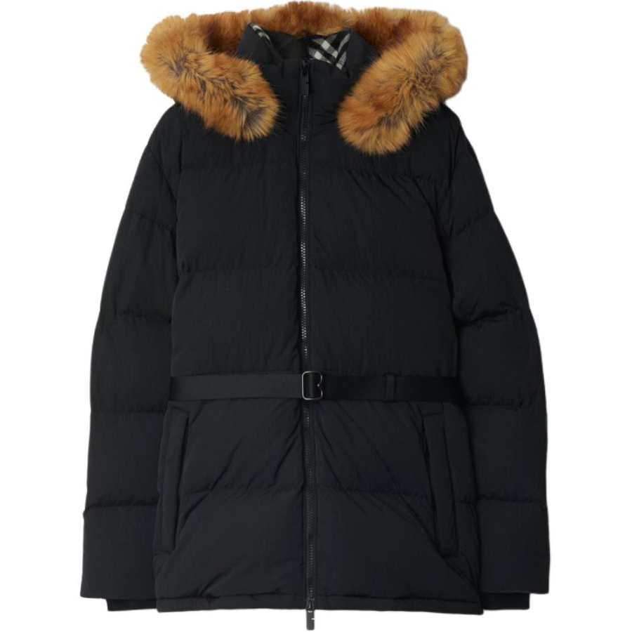Burberry Burberry B Shield-appliqué puffer coat