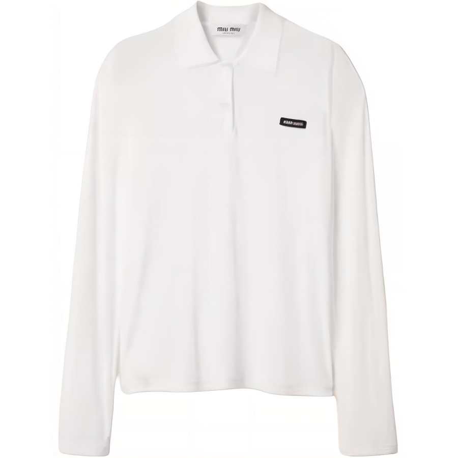 Miu Miu jersey polo shirt