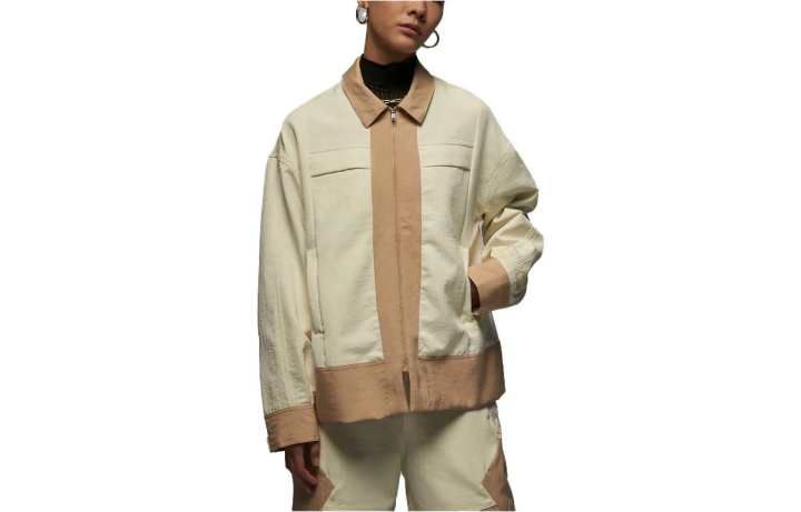 Jordan Jordan 24 Engineered Jackets Women's Khaki Lapel Moderate Other