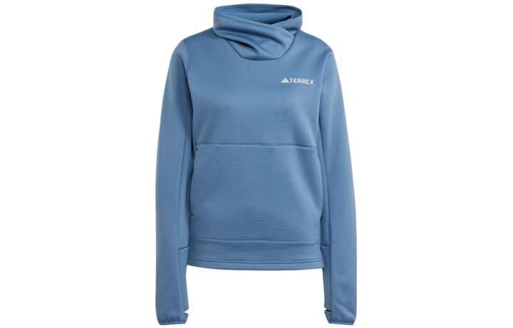 Adidas Adidas Terrex Xperior Medium Fleece Pullover Sweatshirt Women's Steel Blue