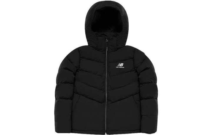 New Balance New Balance Down Jackets Women's Black Hooded Thickened Other