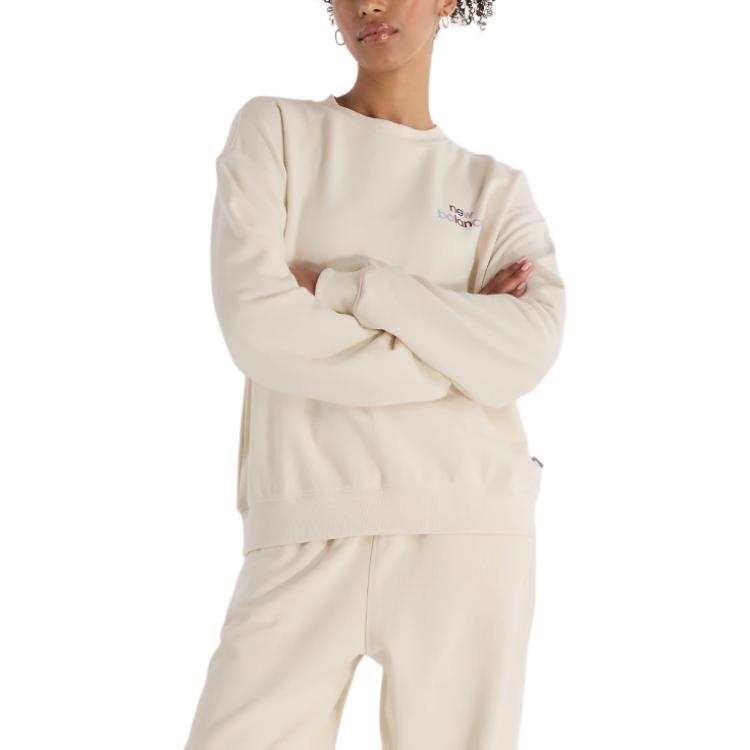 New Balance New Balance French Terry FW24 Sweatshirt Women's Ecru