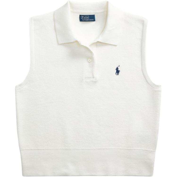 Polo Ralph Lauren SS25 Polo Shirt Women's White