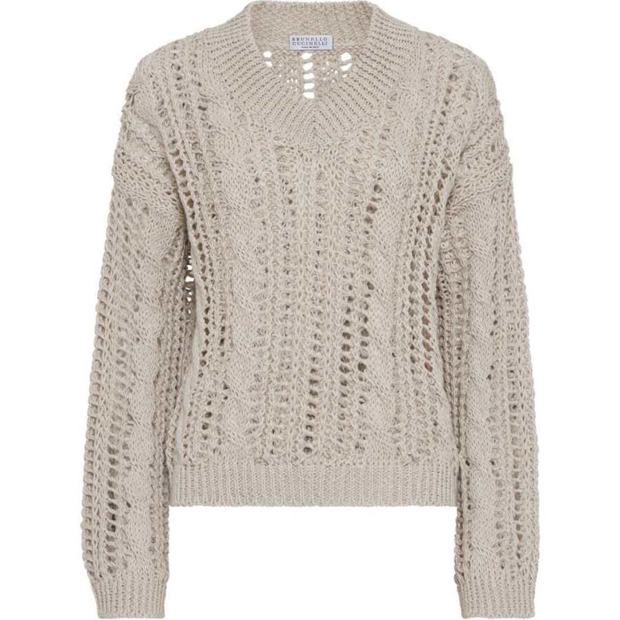 Brunello Cucinelli FW24 Knitwear Standard Women's Light Beige