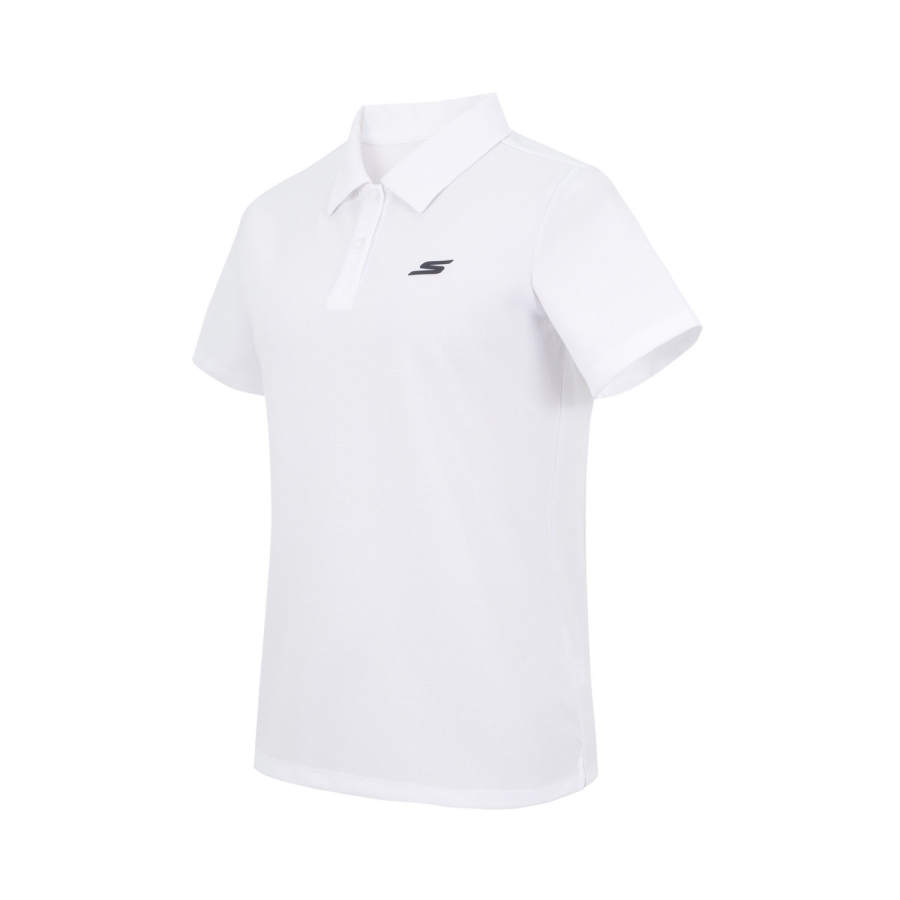 Skechers Polo Shirt Women's Mist White