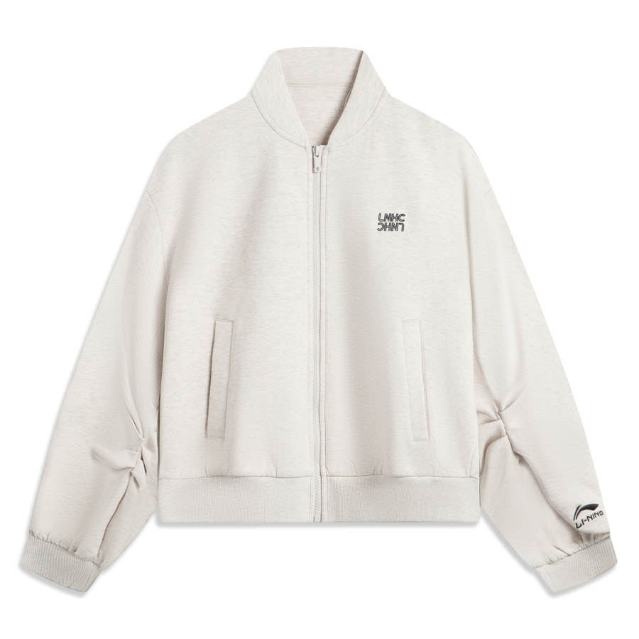 Li-Ning Li Ning Sports Life Collection Jackets & Coats Women's Heather Gray Tile Gray