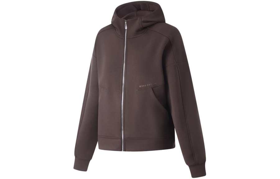 Li-Ning Li Ning Fitness Series Sweatshirt Women's Charcoal Coffee Umber