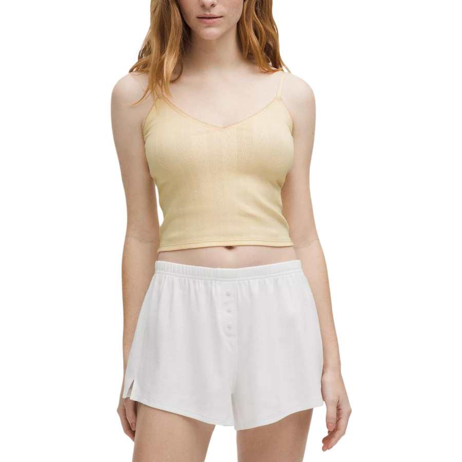 Lululemon Cotton Pointelle Cami Tank Top Camisole Women's