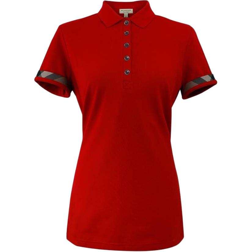 Burberry Polo Shirt Women's Red
