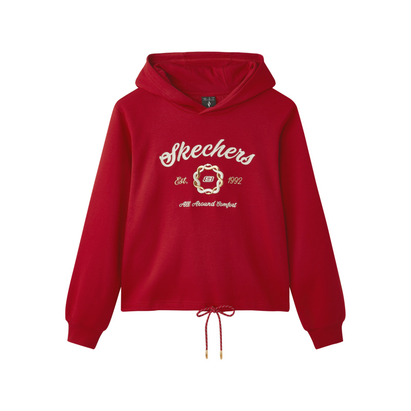 Skechers New Year Sweatshirt Women's Berry Red