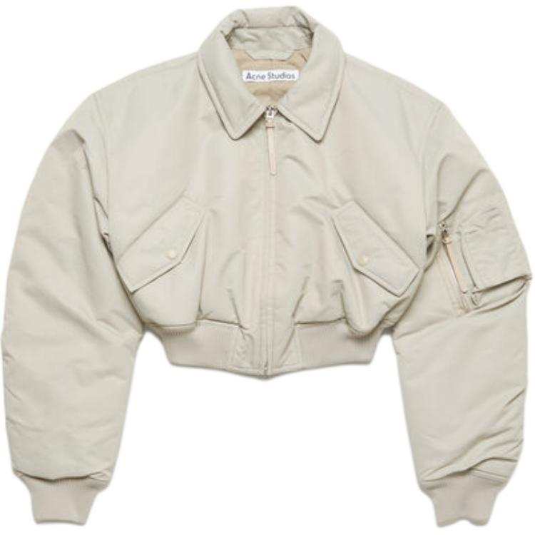Acne Studios Acne Studios Cropped Zip Up Jacket