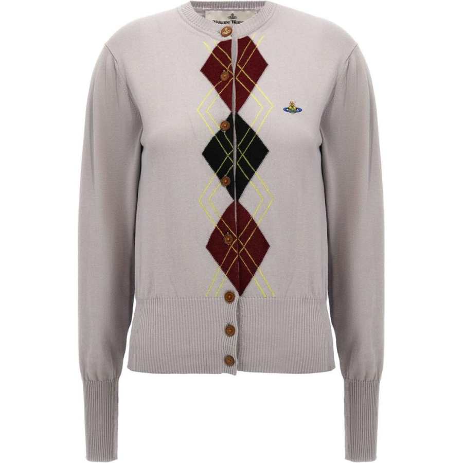 Vivienne Westwood Argyle Motif Knitted Cardigan