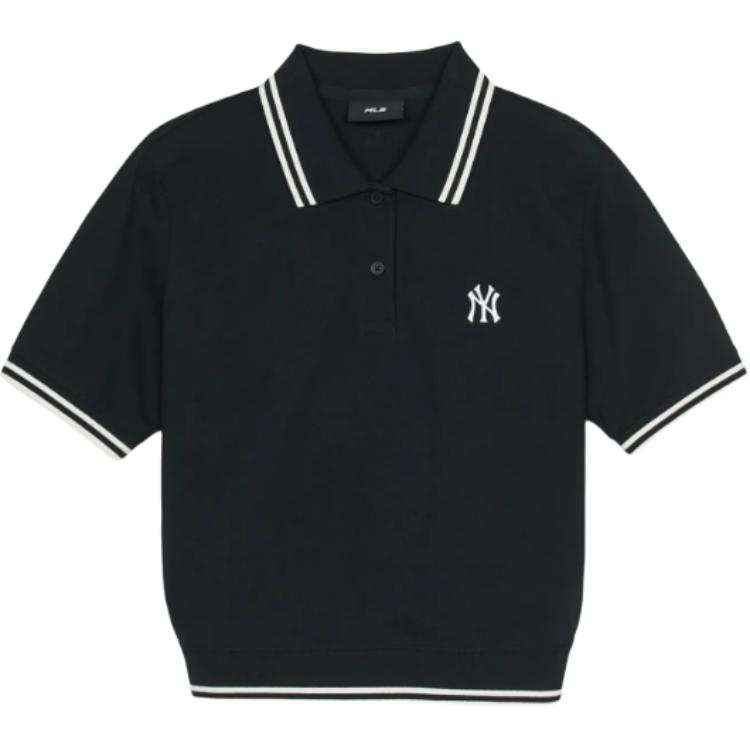 MLB New York Yankees Polo Shirt Women's Black